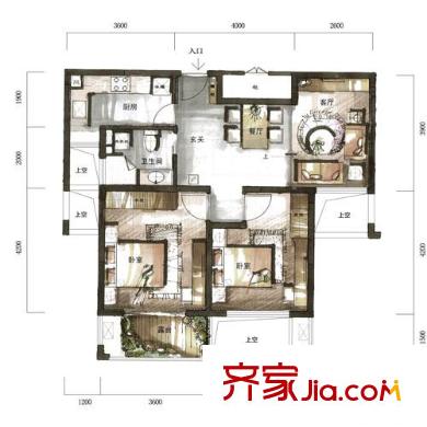 風景蝶院 戶型圖