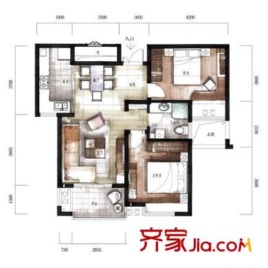 風景蝶院 戶型圖