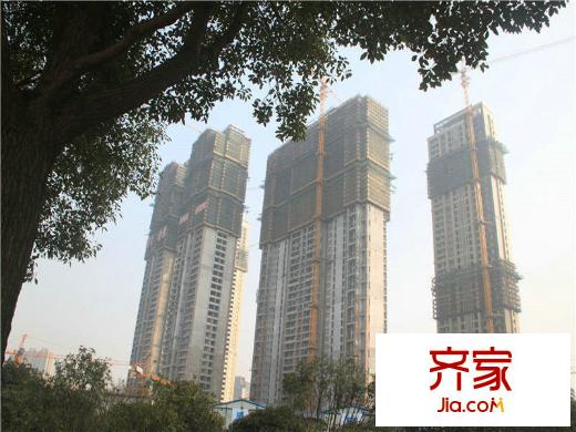 錢塘帝景實景圖工程進度（2013.01）