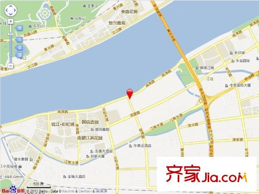 錢塘帝景交通圖電子地圖