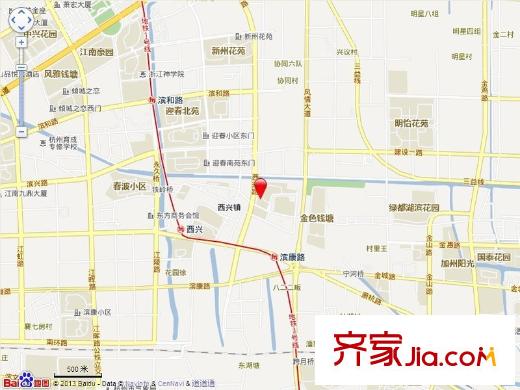 溫興風(fēng)情苑交通圖