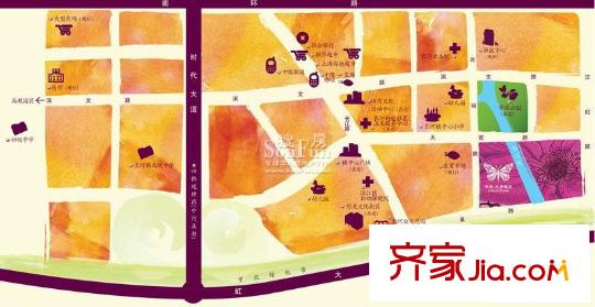 風(fēng)景蝶院交通圖周邊生活配套