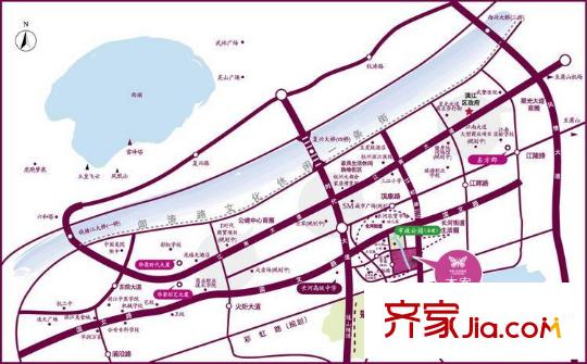 風景蝶院交通圖