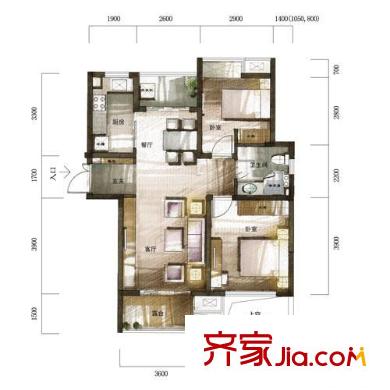 風景蝶院 戶型圖