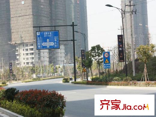 金隅觀瀾時代周邊的路牌
