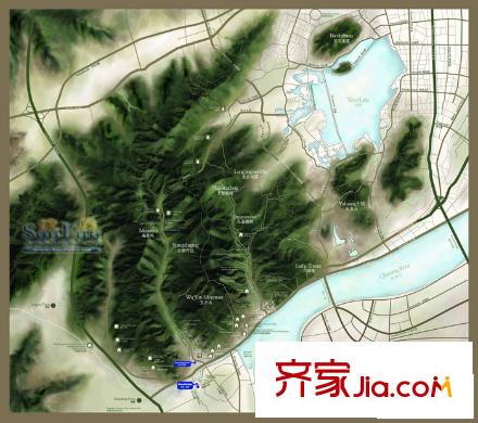 公元沐橋交通圖
