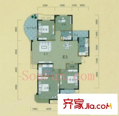 耀江文鼎苑 戶型圖