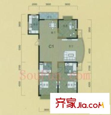 耀江文鼎苑 戶型圖