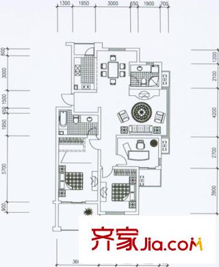 星星港灣十二島126平4室2廳2衛(wèi)1廚 4室2廳2衛(wèi)1廚