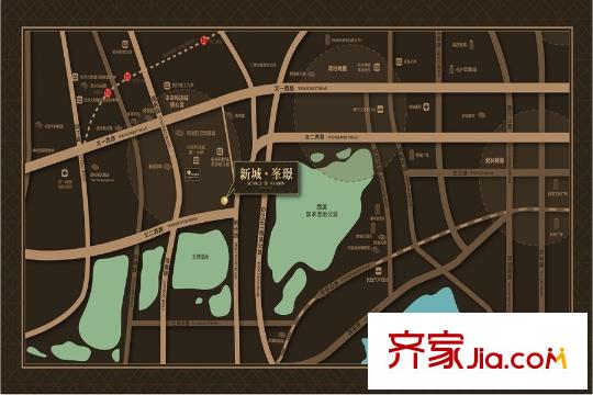 新城平方米平方米小區(qū)區(qū)位圖
