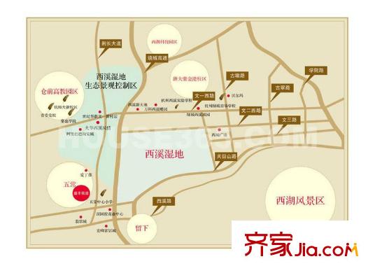 華盛達(dá)堂巢交通圖