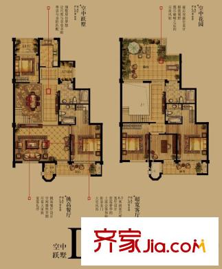 五月花城D1躍 5室2廳4衛(wèi)1廚