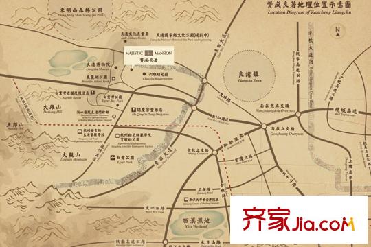贊成良著壹號(hào)區(qū)位圖