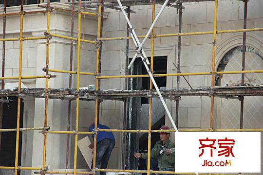 綠城藍(lán)庭伍重院工程進(jìn)度圖(2014.11.12)