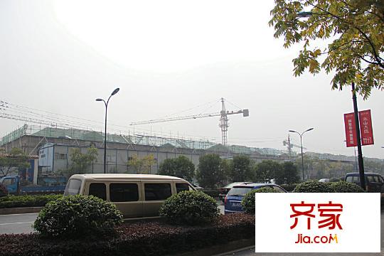 綠城藍(lán)庭伍重院工程進(jìn)度圖(2014.11.12)