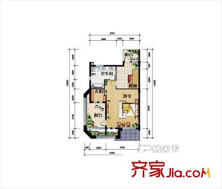 天地泊莊D戶(hù)型3層 5室2廳4衛(wèi)1廚