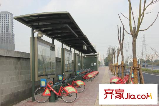 柳橋南和城附近的公共自行車(chē)租借點(diǎn)