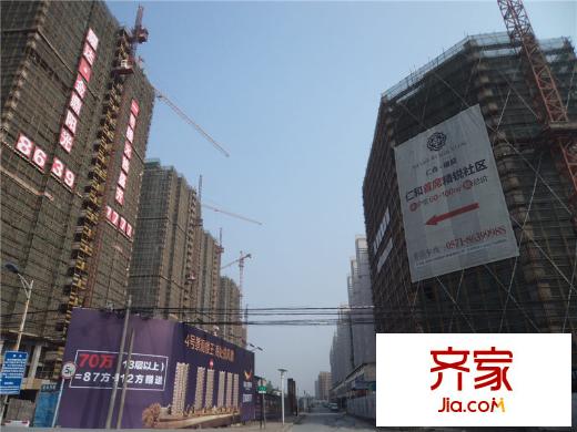仁合銀庭項(xiàng)目現(xiàn)場（2013.01.23）