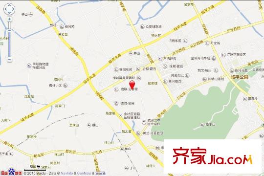 綠城藍(lán)庭伍重院電子地圖