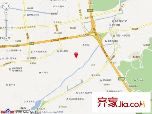 西溪郡電子地圖