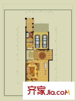 大華西溪風(fēng)情悅宮A戶型負(fù)1層 5室2廳4衛(wèi)1廚