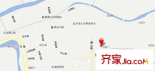 同城印象聯(lián)墅交通示意圖