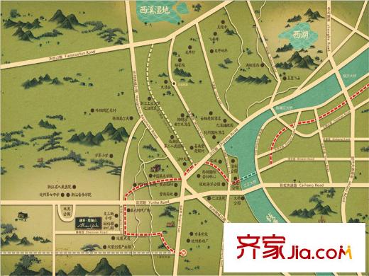 融科璦驪山區(qū)位圖