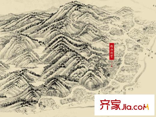 萬科良渚文化村郡西別墅交通圖