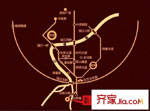 新義郡區(qū)位圖