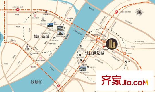 萬和國際區(qū)位圖
