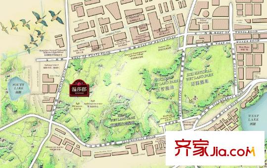 瑞城溫莎郡交通圖