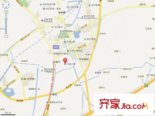 大美公寓坐標(biāo)圖