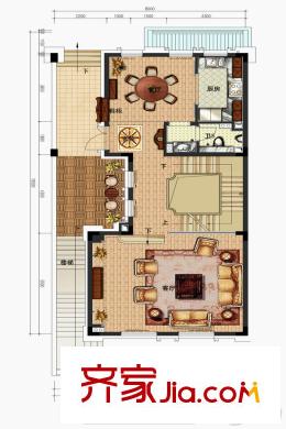 金隅觀瀾時代?釣魚臺云邸釣魚臺排屋260方-地上1層 4室3廳2衛(wèi)1廚