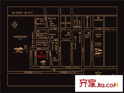 恒滕瀾山公館瀾山公館區(qū)域地圖