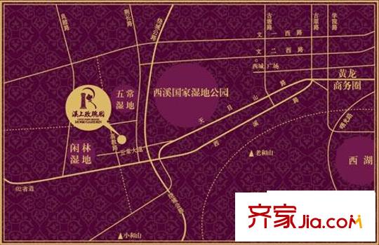 溪上玫瑰園交通圖