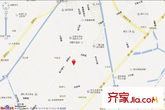 廣廈天都城爵士花園電子地圖