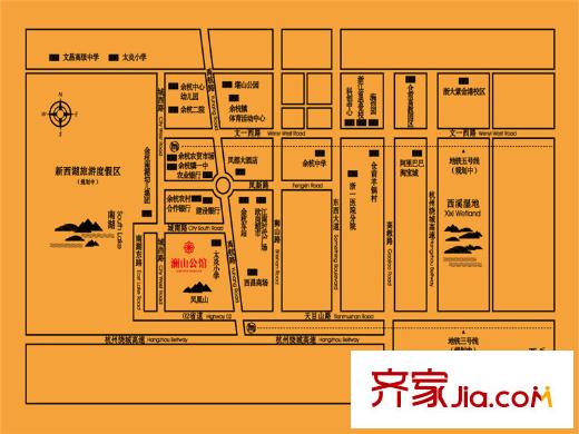 恒滕瀾山公館區(qū)域地圖