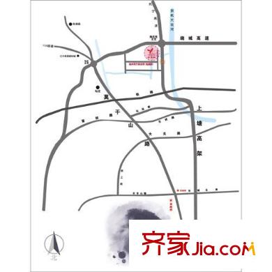 逸居城區(qū)位圖