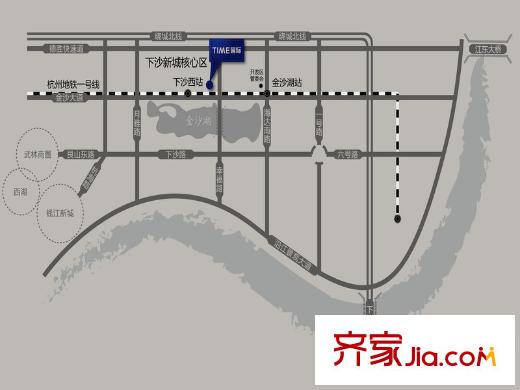 泰美國(guó)際大廈區(qū)位圖