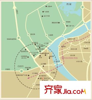 錢江?之江新天地區(qū)位圖