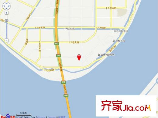 金隅江城府電子地圖