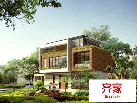 金都莫干山陽光田園B型獨立住宅立面