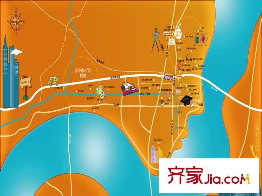 潤和橙家區(qū)位圖
