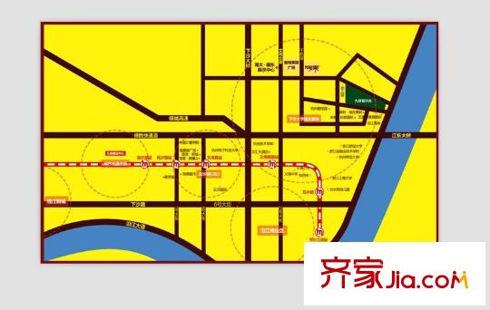 南大暖東區(qū)位圖