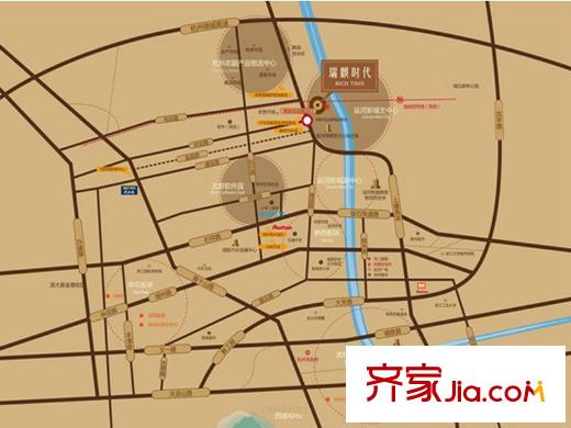 瑞麒時(shí)代區(qū)位圖