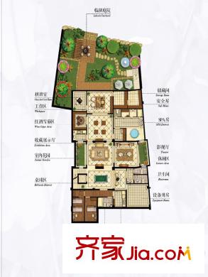 鷺棲湖御園42#-C1 5室4廳2衛(wèi)1廚