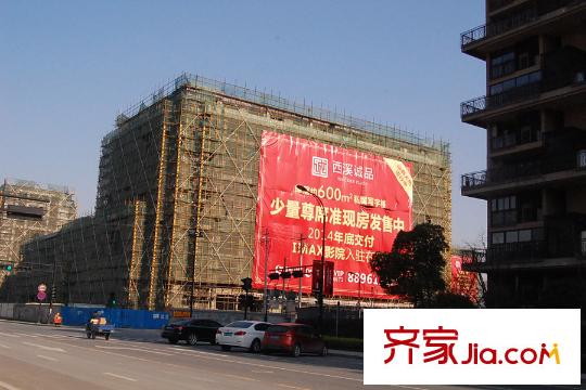 理想西溪金座附近街道