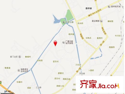 廣廈天都城紫韻公寓電子地圖