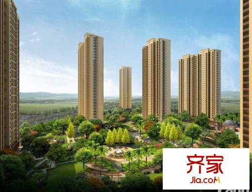 盈都江悅城外景圖