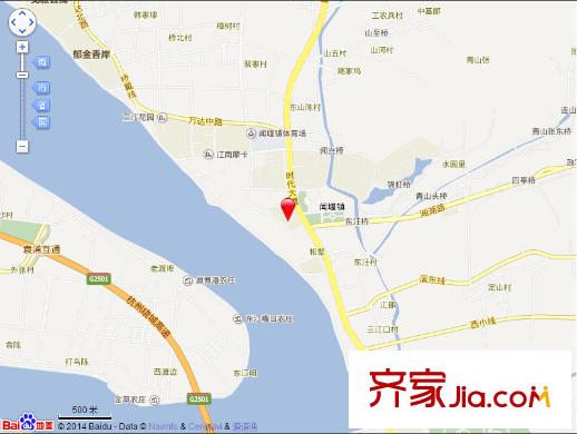 中糧云濤名苑交通圖